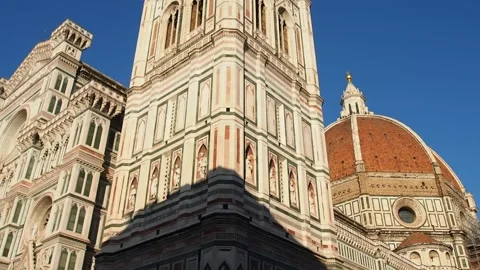 Florence, the Giotto bell tower. Stock Footage 147332505