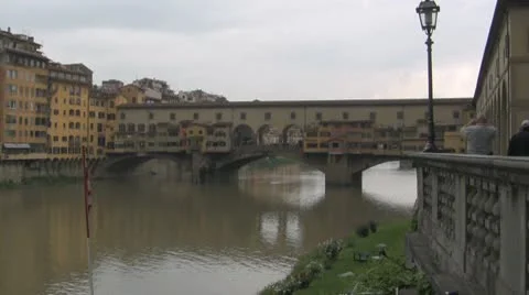 Florence Italy Ponte Vecchio Stock Footage 10701796