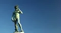 Florence, Italy, Symbol, David Statue in Piazzale Michelangelo, Architecture HD Footage