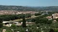 Florence Landscape, Ponte S. Niccolo, Aerial View of Florence, Italy, Bridge HD Footage