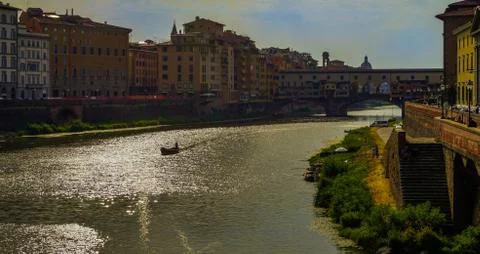 Florence at mid-day Stock Photos