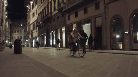 Florence by night (1) Stock Footage 45421089