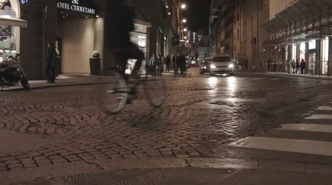 Florence by night (10) Stock Footage 45421092