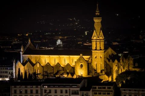 Florence by Night Foto stock