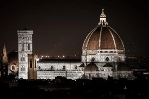 Florence by Night Stock Photos