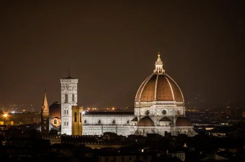 Florence by Night Stock Photos