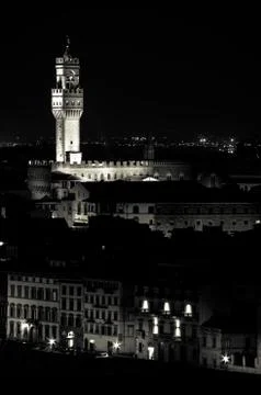 Florence by Night Stock Photos