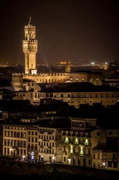 Florence by Night Stock Photos