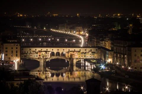 Florence by Night Foto stock