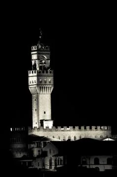 Florence by Night Stock Photos