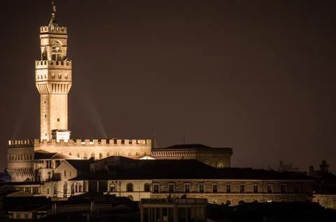 Florence by Night Stock Photos