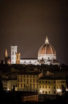 Florence by Night Stock Photos