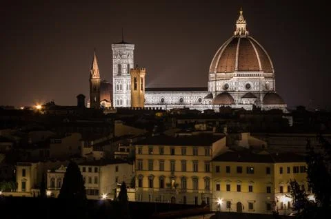 Florence by Night Stock Photos