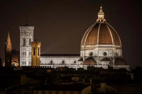 Florence by Night Stock Photos