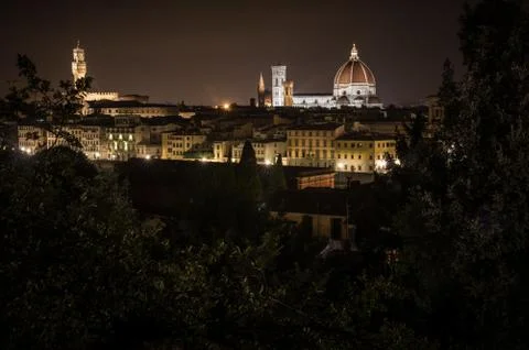Florence by Night Stock Photos