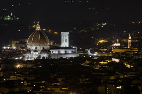 Florence by Night Stock Photos