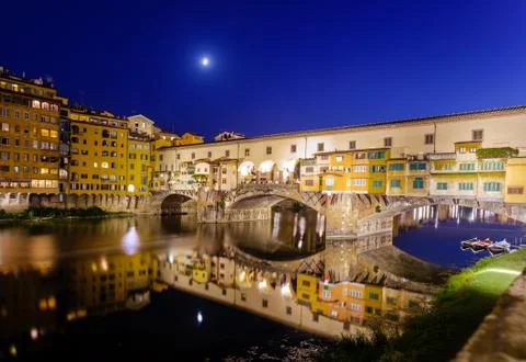 Florence night 写真素材