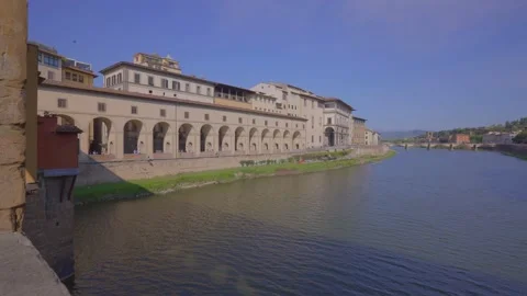 Florence, old Bridge Stock Footage 154111677