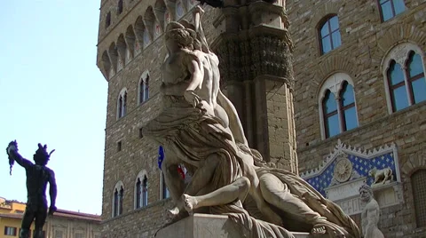 Florence, Palazzo Vecchio Video stock 37577410