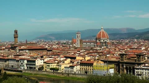 Florence panorama Stock Footage 11536728