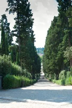Florence park Stock Photos
