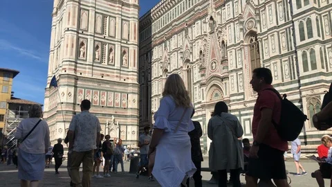 Florence: People Walking Stock Footage 118580692