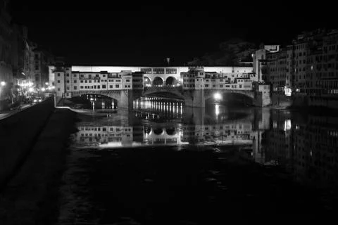 Florence, ponte vecchio Stock Photos