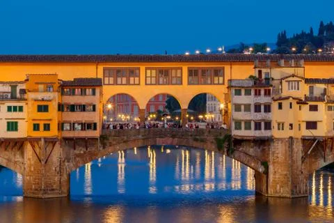 Florence. Ponte Vecchio. Stock Photos