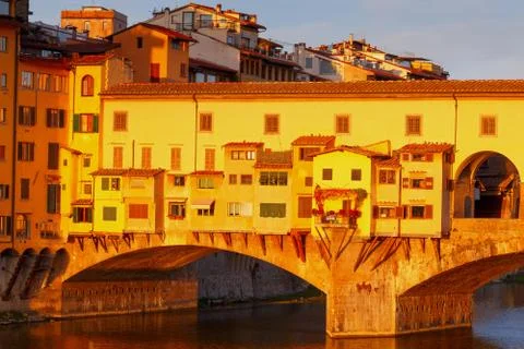 Florence. Ponte Vecchio. Stock Photos