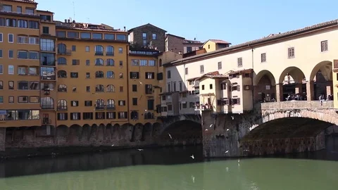 Florence Ponte Vecchio Tuscany Video stock 72986268