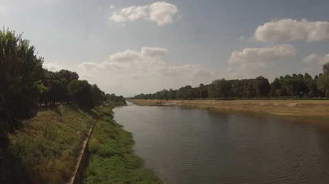 Florence River Arno 스톡 동영상 39728326