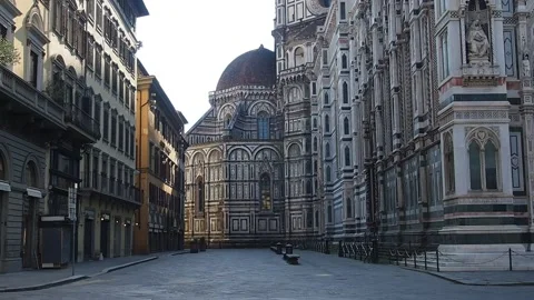 Florence, the Signoria square. Stock Footage 147333414