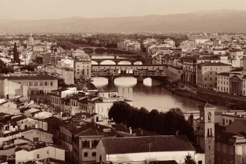 Florence skyline Stock Photos