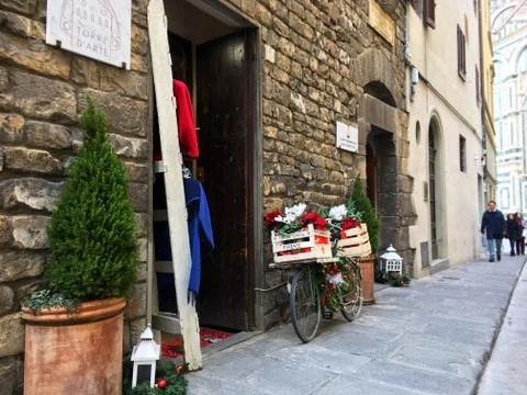 Florence streets Stock Photos