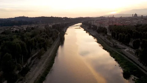 Florence at sunrise Stock Footage 112333190