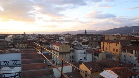 FLORENCE SUNSET PANORAMIC Stock Footage 94706258