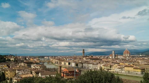 Florence Time Lapse 4K Stock Footage 64314268