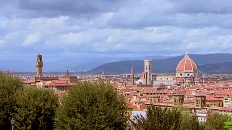 Florence time lapse Stock Footage 12357957