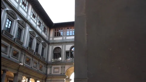 Florence, Uffizi Gallery Stock Footage 70703913