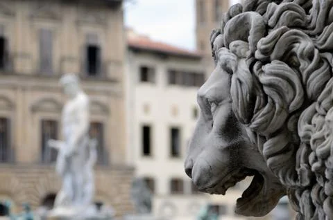 Florence's Lion Stock Photos