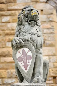 Florence's Lion 스톡 사진
