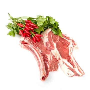 Florentine Steaks With Chili Pepper And Parsley Фото