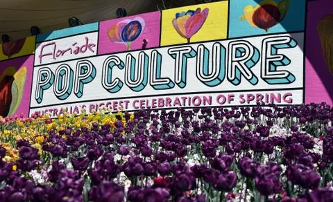 Floriade celebrating the start of spring Stock Photos