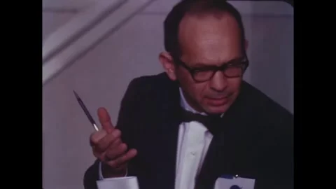 FLORIDA - 1967 - Dr. Thompson, the director of NASA's Langley Research Center, Stock Footage 340651415