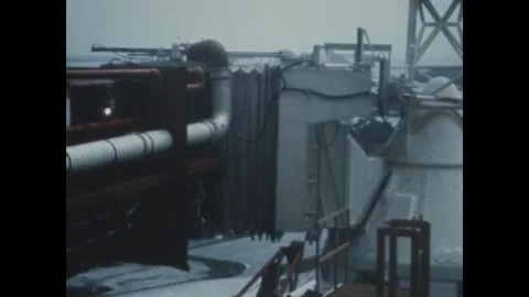 FLORIDA - 1970 - The Crew Access Arm is pulled back from Apollo 13 after the Stock Footage 340585065