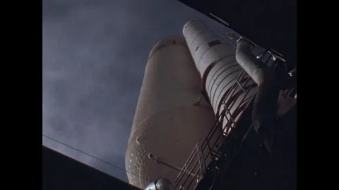 FLORIDA - 1981 - Low angle views of the STS-2 as it is transported to a launch Stock Footage 340661484