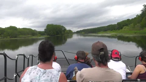 Florida Airboat Ride Stock Footage 136540299