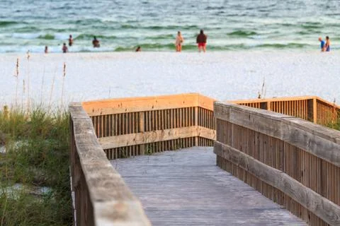 Florida beach access Stock Photos