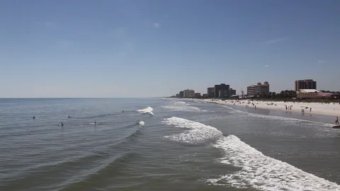 Florida beach Stock Footage 95489204