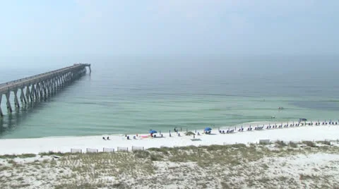 Florida Beach Fun Stock Footage 25189063